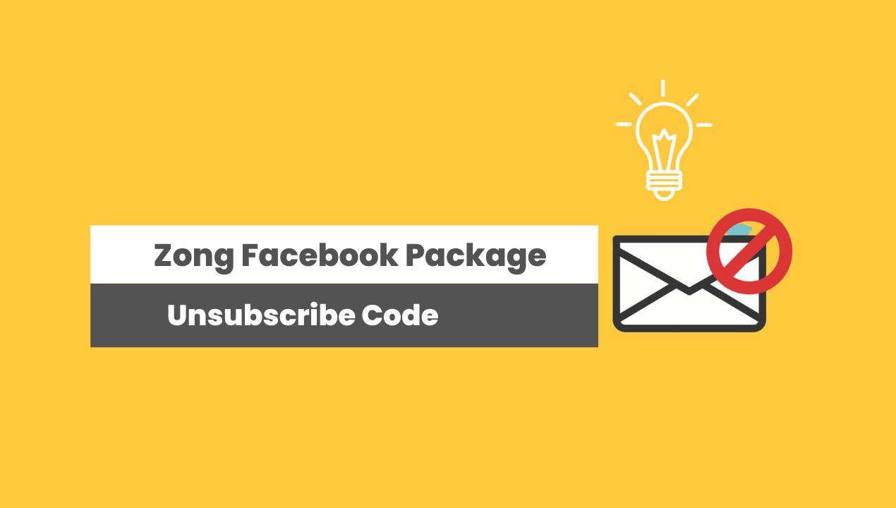 Zong Facebook Package Unsubscribe Code
